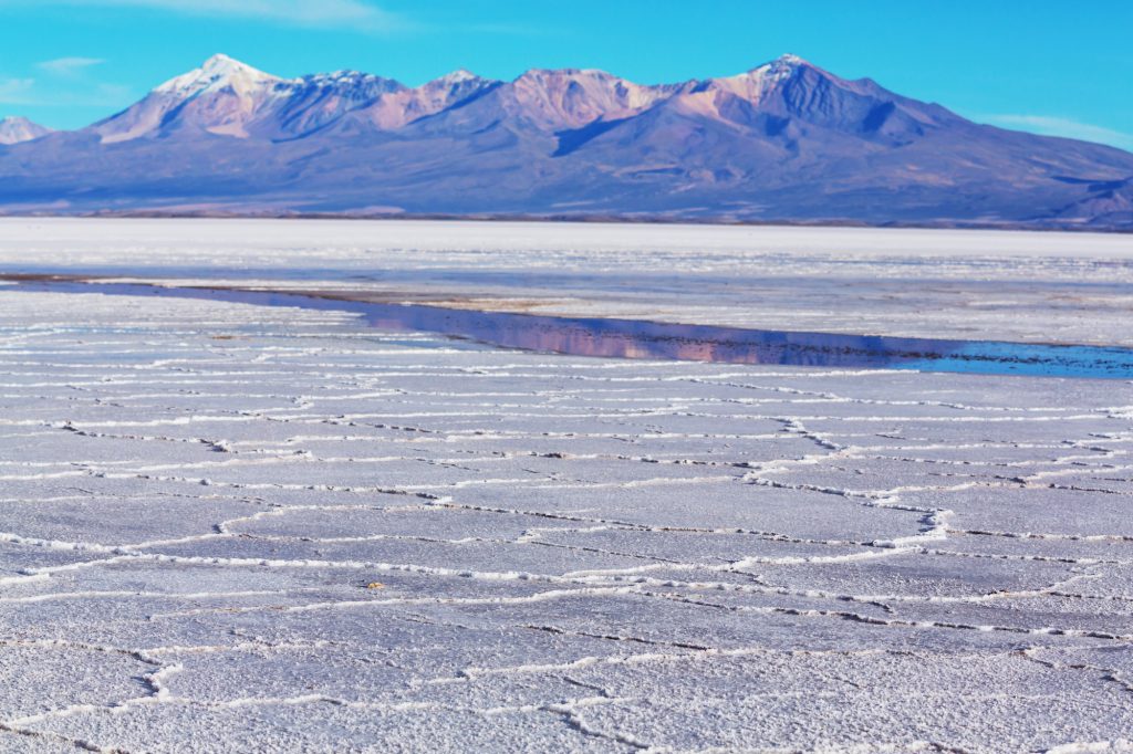 Salar de Uyuni, Bolivia. Largest salt flat in the world unusual landscape nature