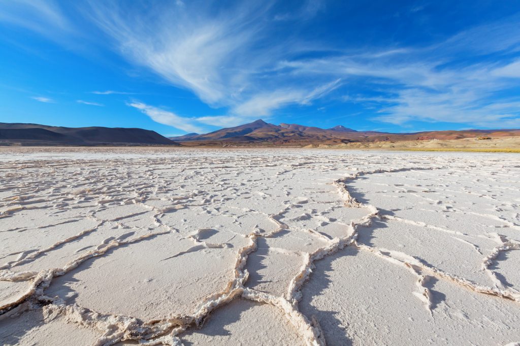 Salt Desert in the Jujuy Province, Argentina