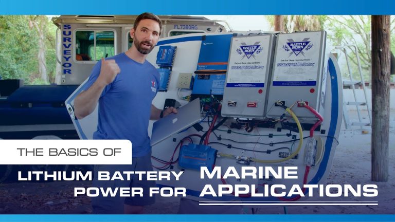 The Basics of Lithium Battery Power for Sailboats and Other Marine Applications